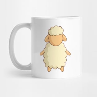 cute flat sheep character design Mug